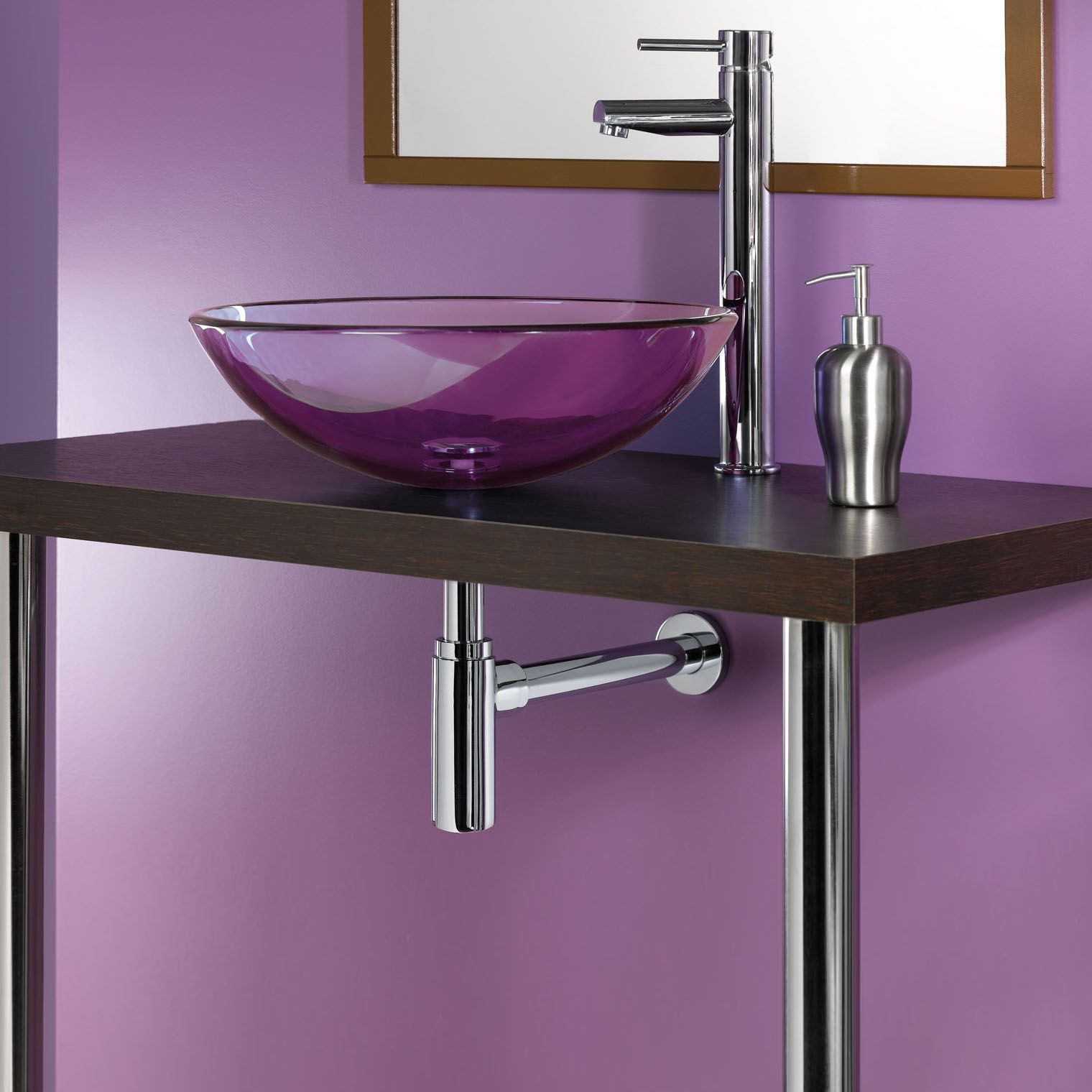 Wirquin Chrome-plated Adjustable height Basin Trap (Dia)32mm