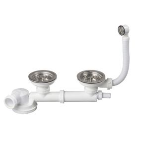 Wirquin Kitchen sink waste kit, (Dia)38mm
