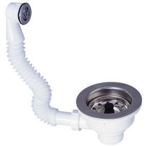 Wirquin Kitchen sink waste kit, (Dia)40mm