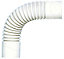 Wirquin MagicFlex White Solvent weld Adjustable Connector (Dia)40mm