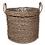 Witoto Natural Seagrass Round Plant pot (Dia)45cm