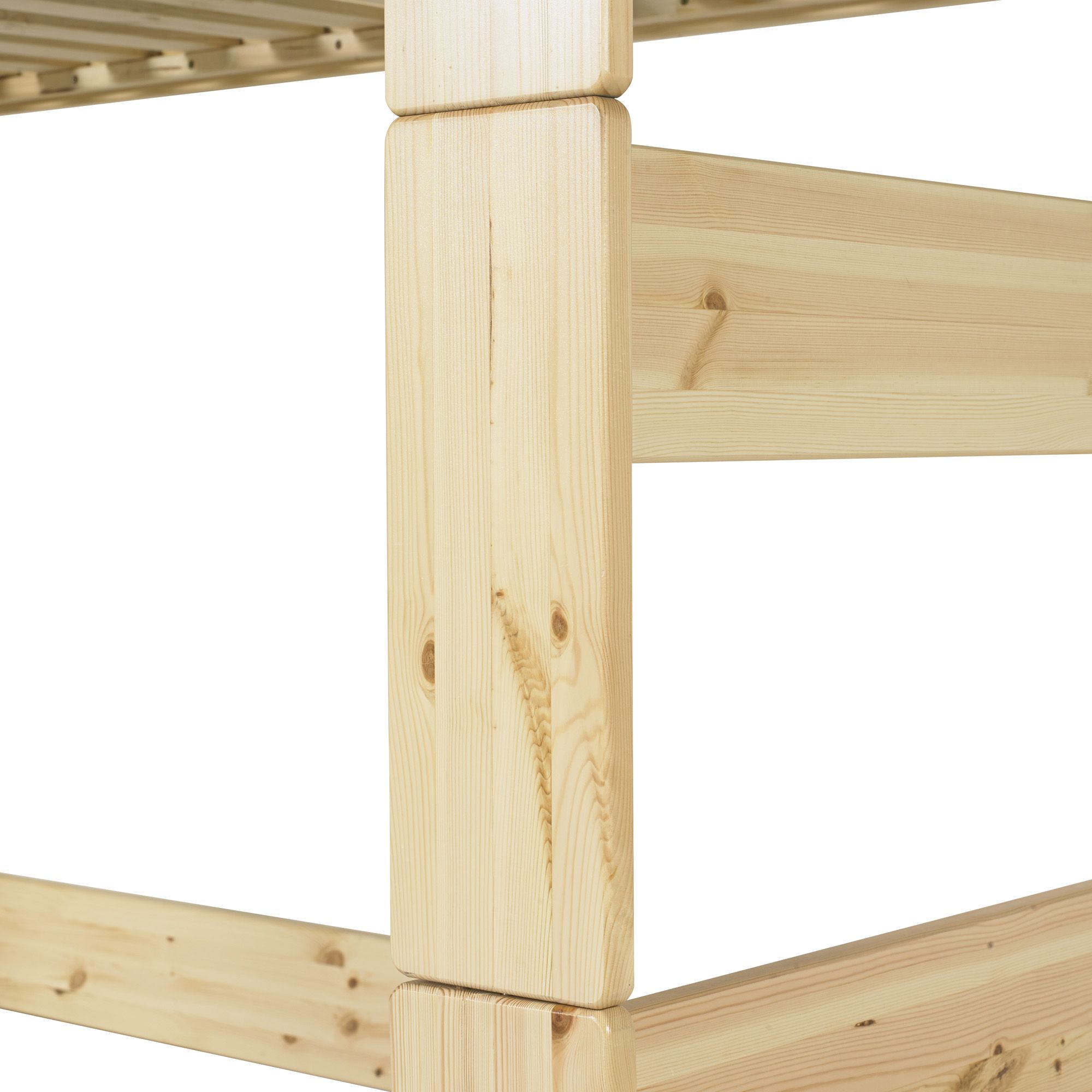 Wizard Pine effect Single High sleeper bed extension kit