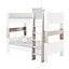Wizard White wash Single Bunk bed extension kit