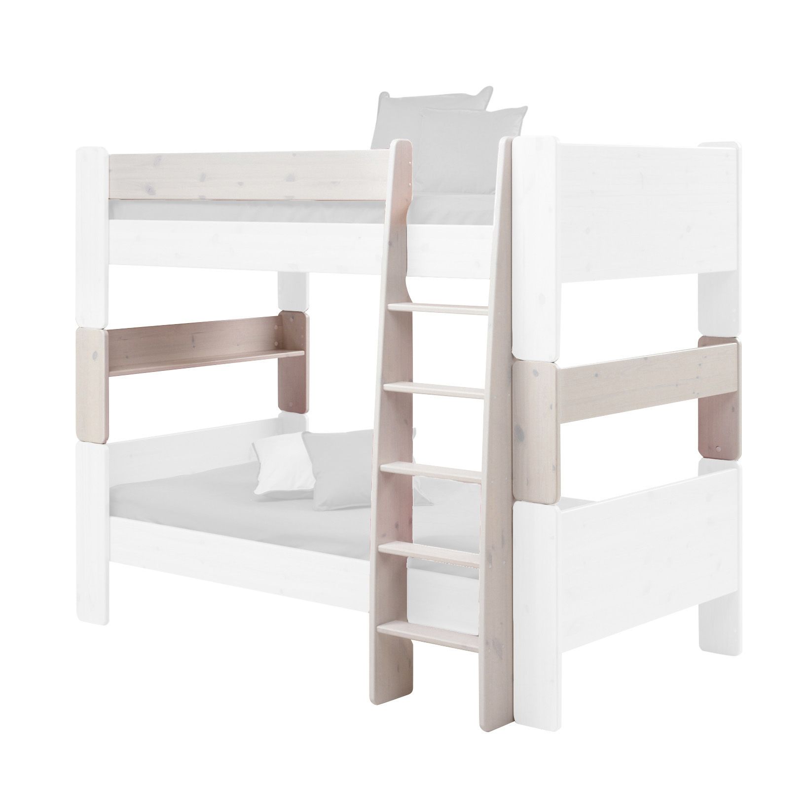 Wizard White wash Single Bunk bed extension kit