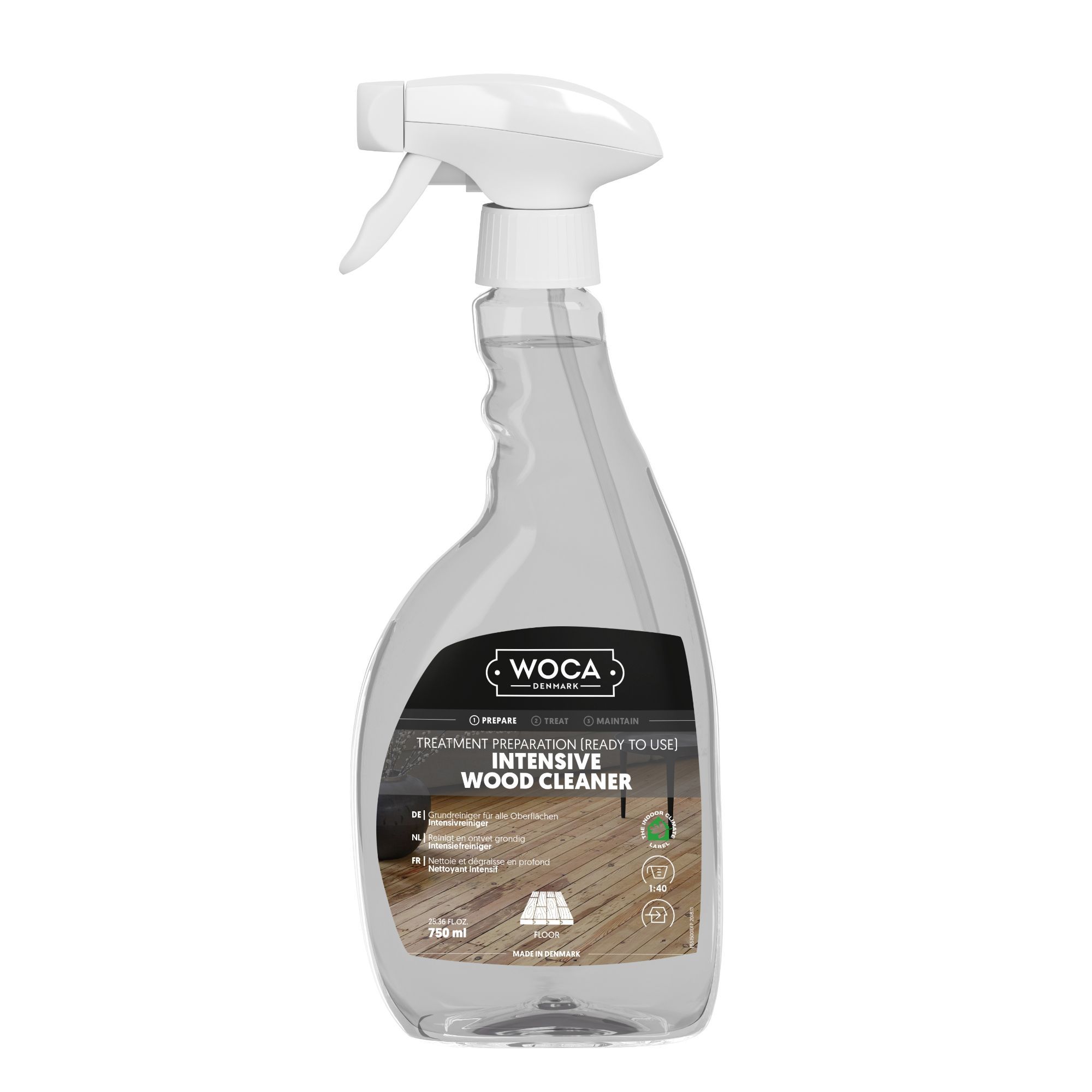 WOCA DK Intensive wood cleaner, 750ml