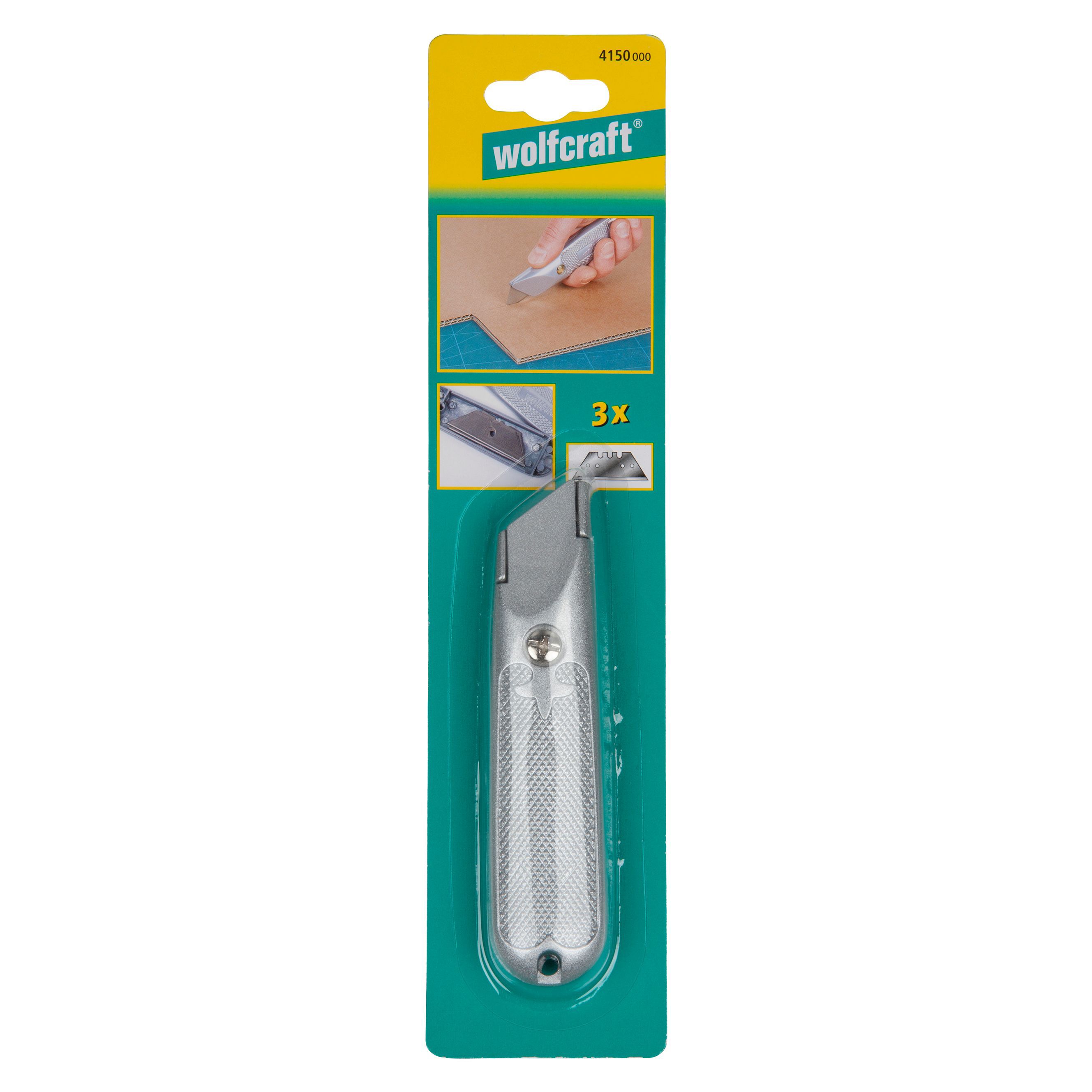 Wolfcraft Zinc 62mm Fixed knife