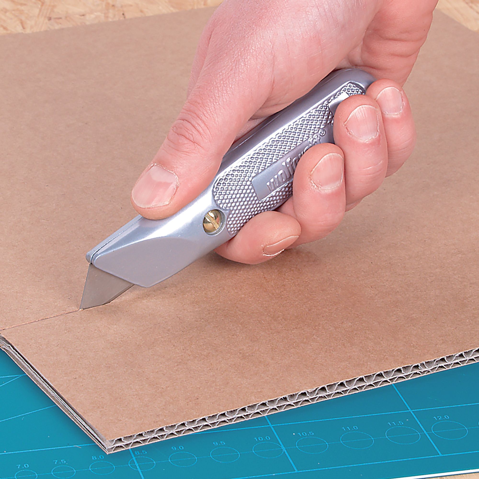 Wolfcraft Zinc 62mm Fixed knife