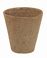 Wood fibre Plant pot (Dia)24cm, Pack