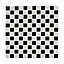 Wooda Black & white Ceramic Mosaic tile sheet, (L)300mm (W)300mm