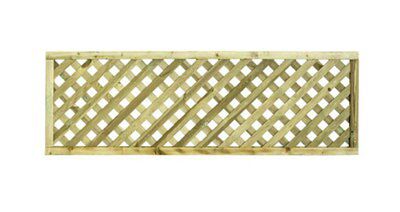 WOODBURY SQUARE TRELLIS 1.80MX0.6M PK4