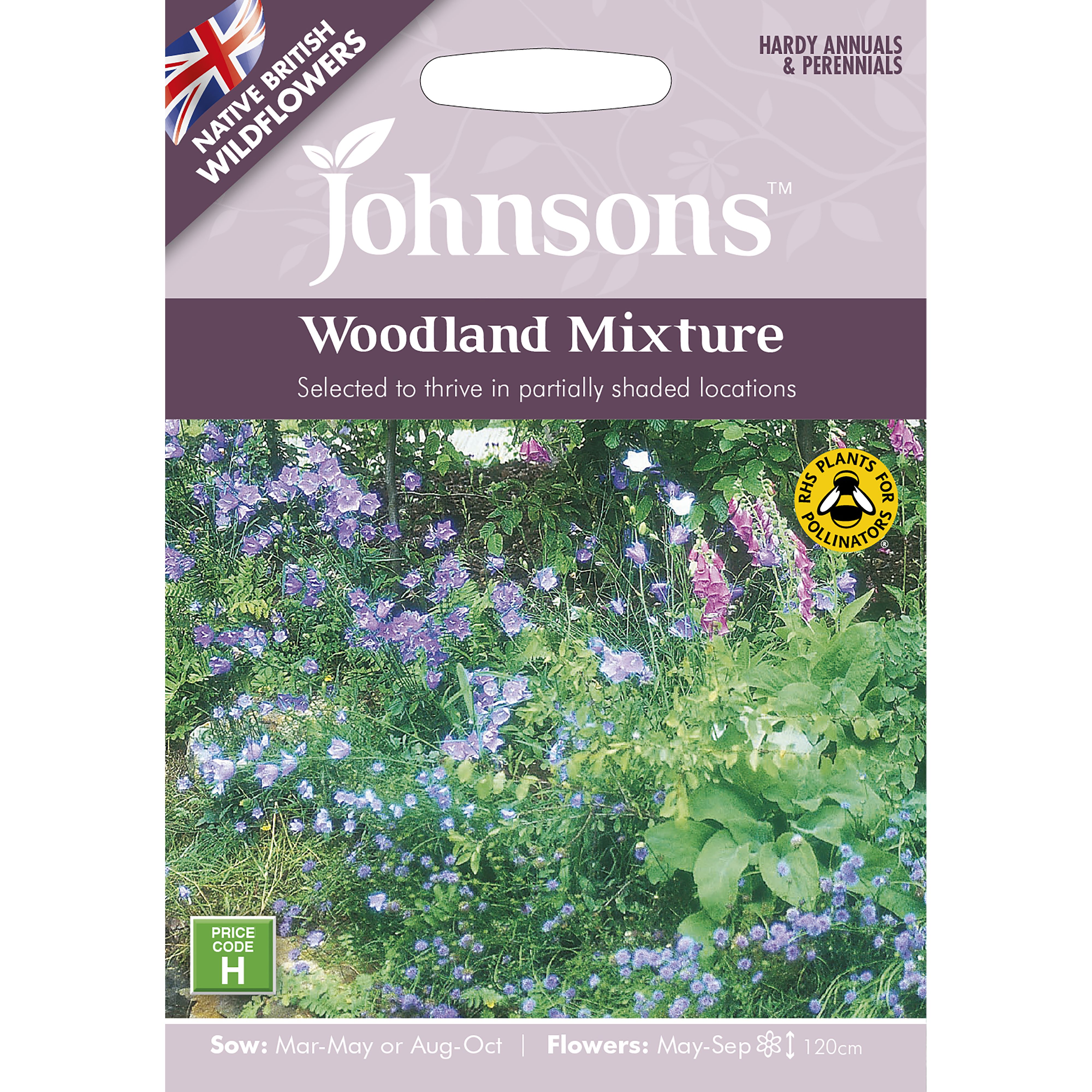 Woodland Mixture Wildflowers Seed DIY at B&Q