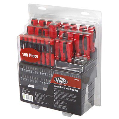 WorkPro 100 piece Mixed Screwdriver set