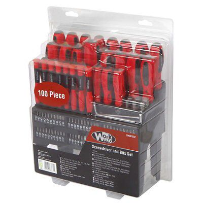 WorkPro 100 piece Mixed Screwdriver set