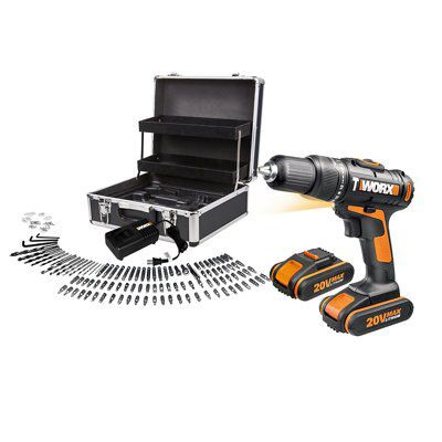 Worx wx386 20v cordless combi online drill 2 x 2.0 ah