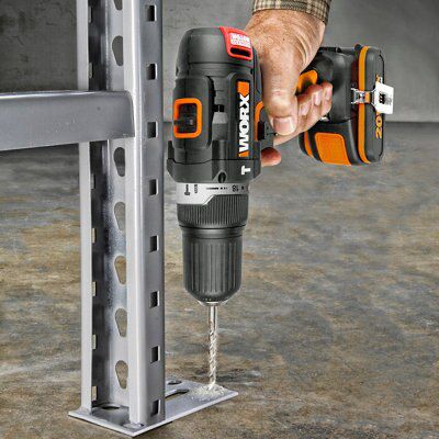 Worx 20V Li ion Cordless Drill driver WX386.2 DIY at B Q