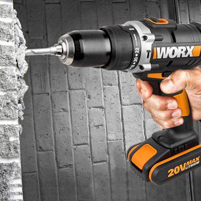 Worx Li ion Cordless Drill screwdriver WX921 DIY at B Q