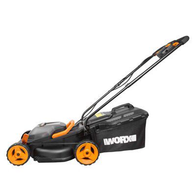 B&q cordless lawn online mowers