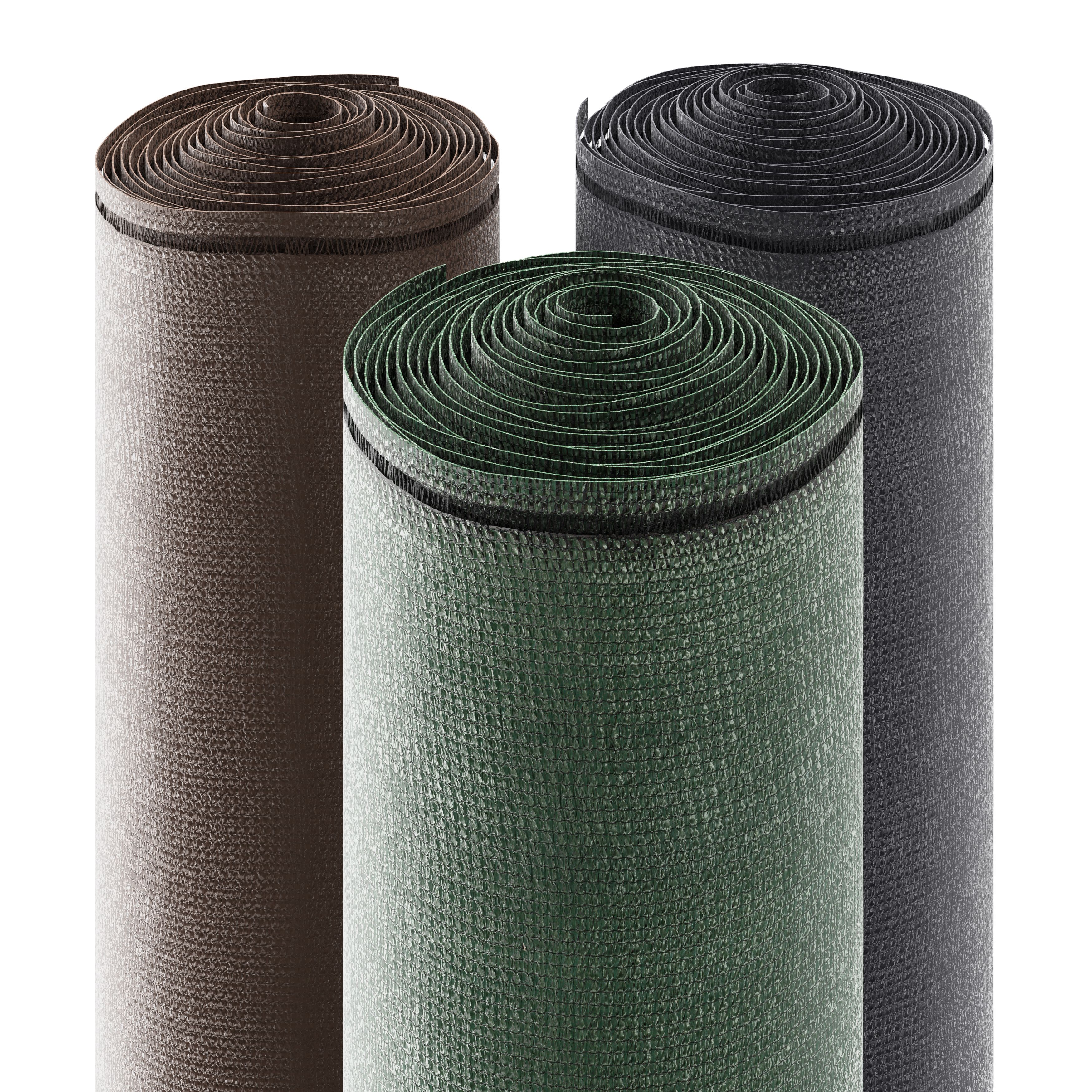 Woven breeze Brown High-density polyethylene (HDPE) & woven fibre Garden screen (H)1m (W)3m - 5