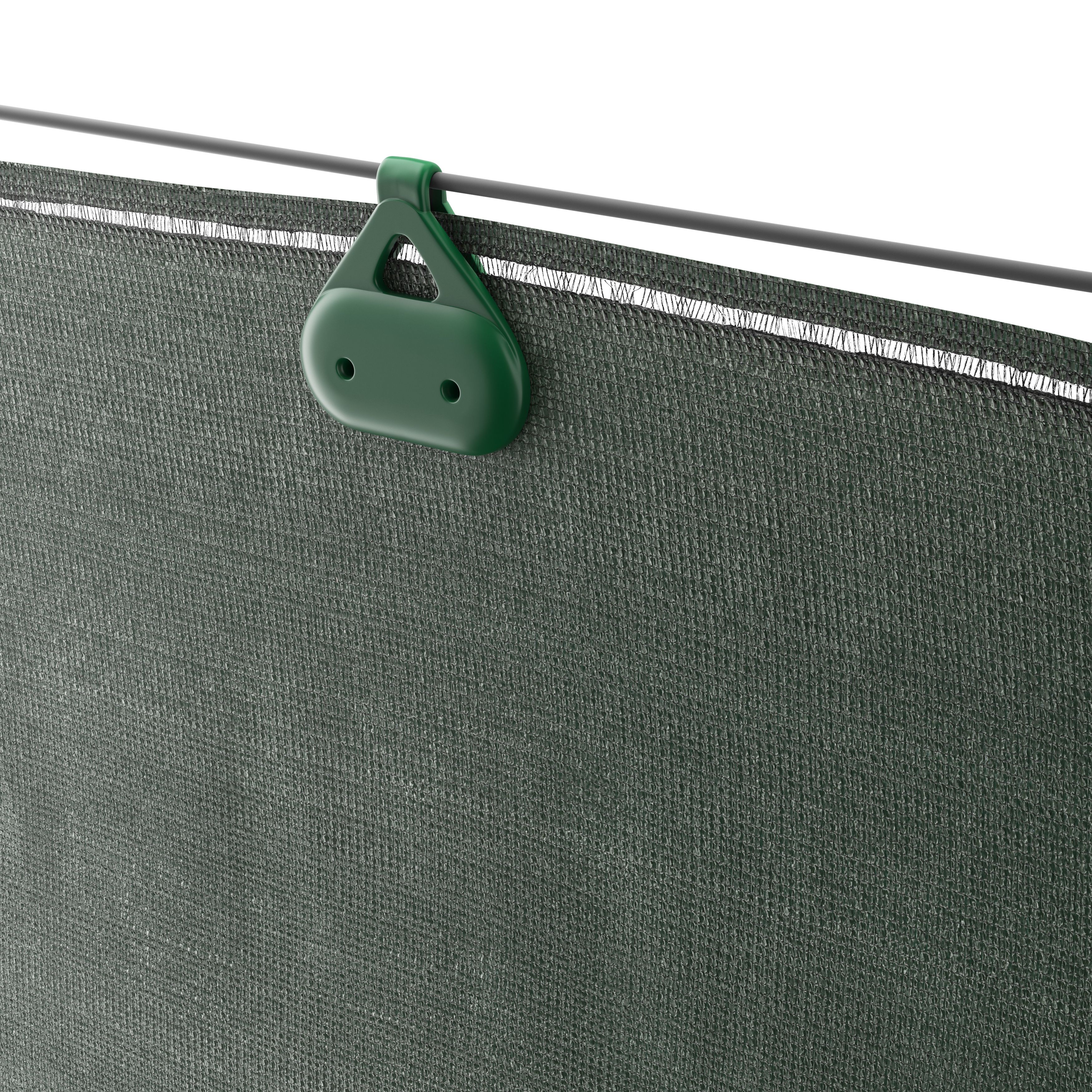 Woven breeze Green Polyethylene (PE) Garden screen (H)1m (W)3m - 4