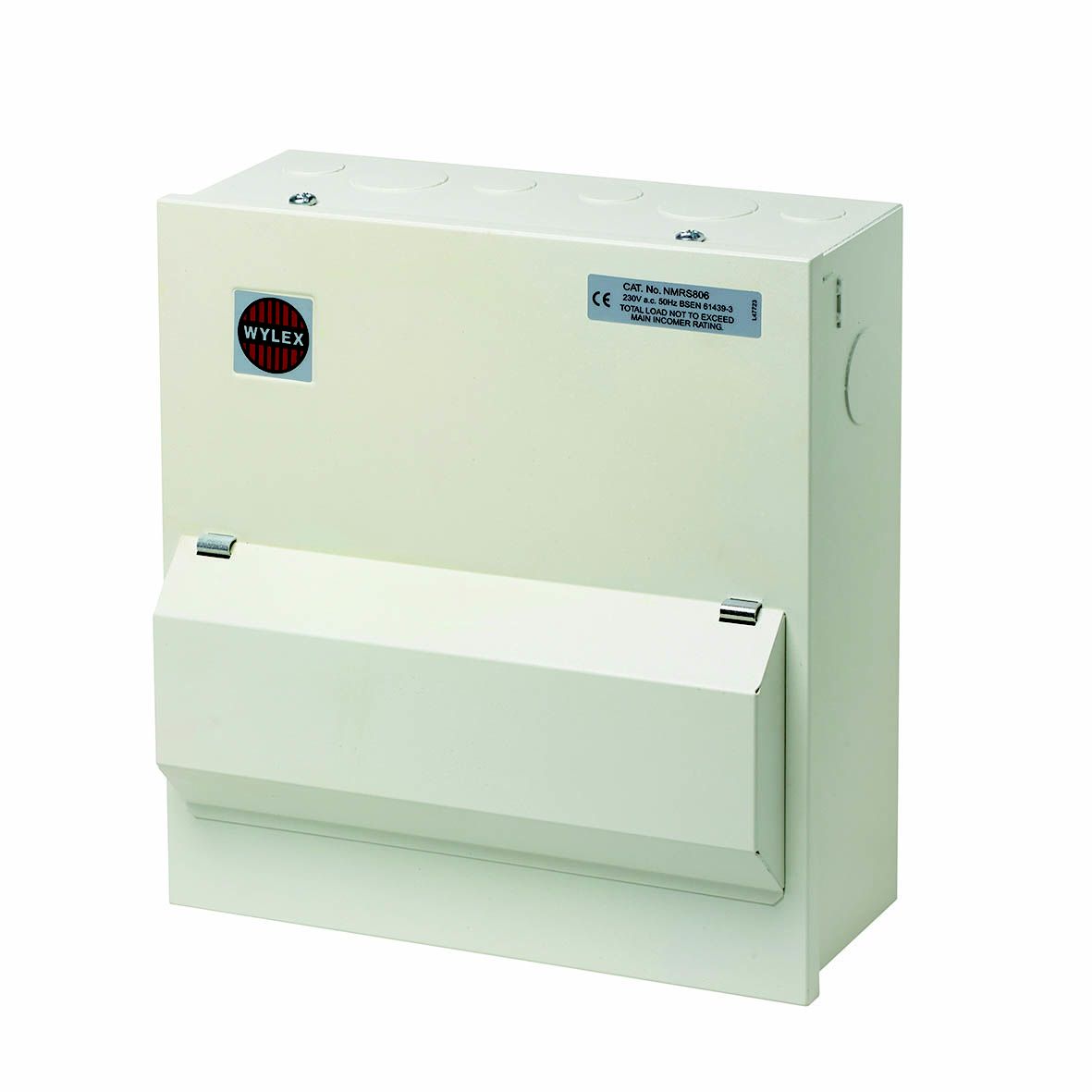 Wylex 8-way Main switch Consumer unit with 100A main switch