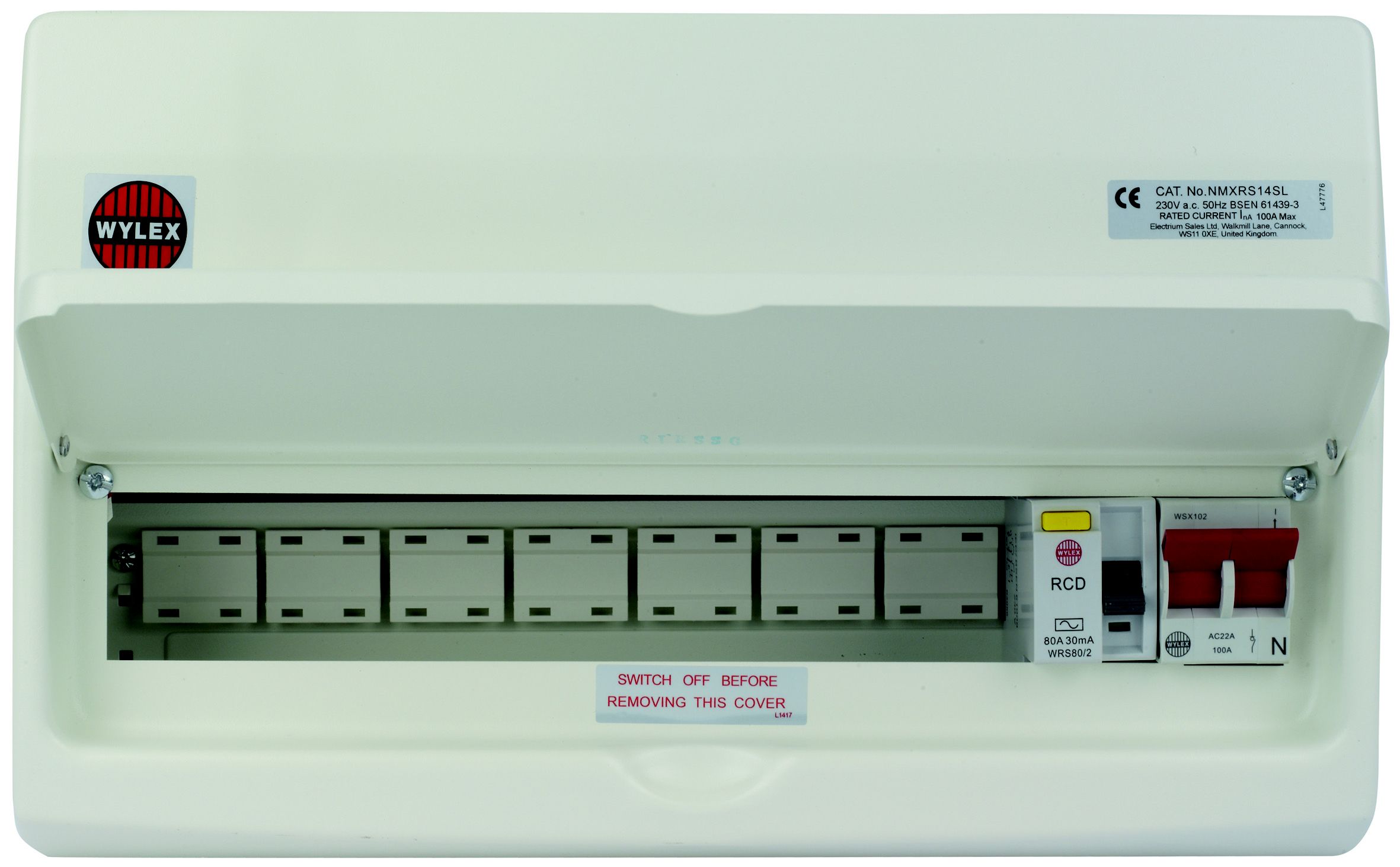 Wylex Consumer unit 3.88kg
