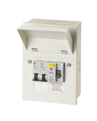 Wylex Consumer unit with 40A mains switch