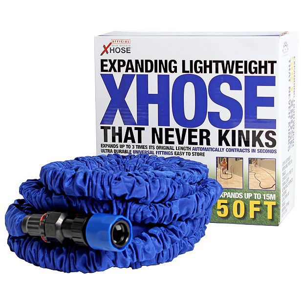 XHose Blue Extendable Hose pipe (L)15.24m