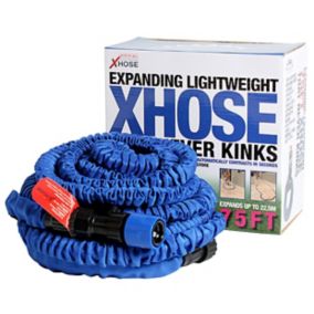 XHose Blue Extendable Hose pipe (L)22.24m