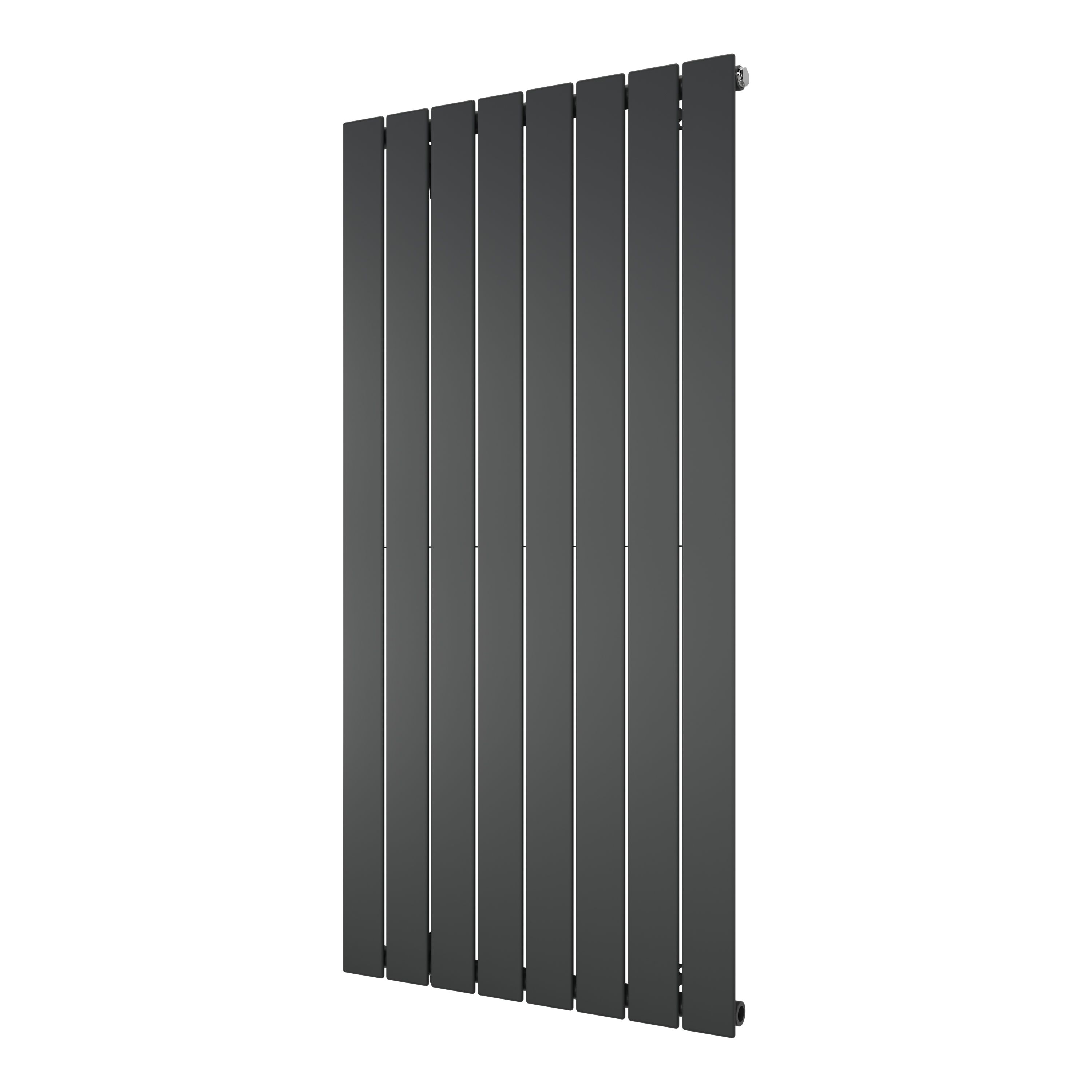 Ximax Anthracite Gas Vertical Panel 2662BTU Radiator, (W)595mm x (H)1200mm