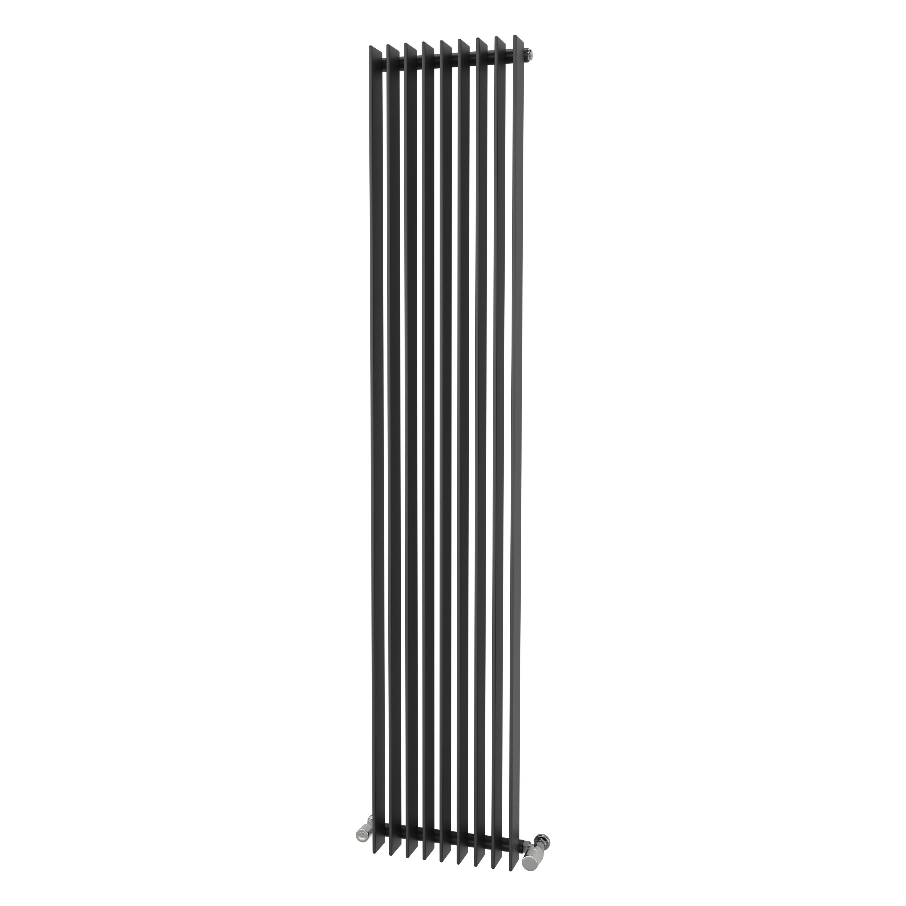 Ximax Atlantic AT1800340A Grey Gas Vertical Designer Radiator, (W)340mm x (H)1800mm