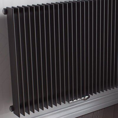 Ximax Atlas Anthracite Horizontal Radiator, (W)1190mm x (H)600mm