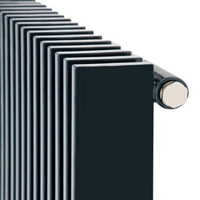 Ximax Atlas Anthracite Horizontal Radiator, (W)1190mm x (H)600mm