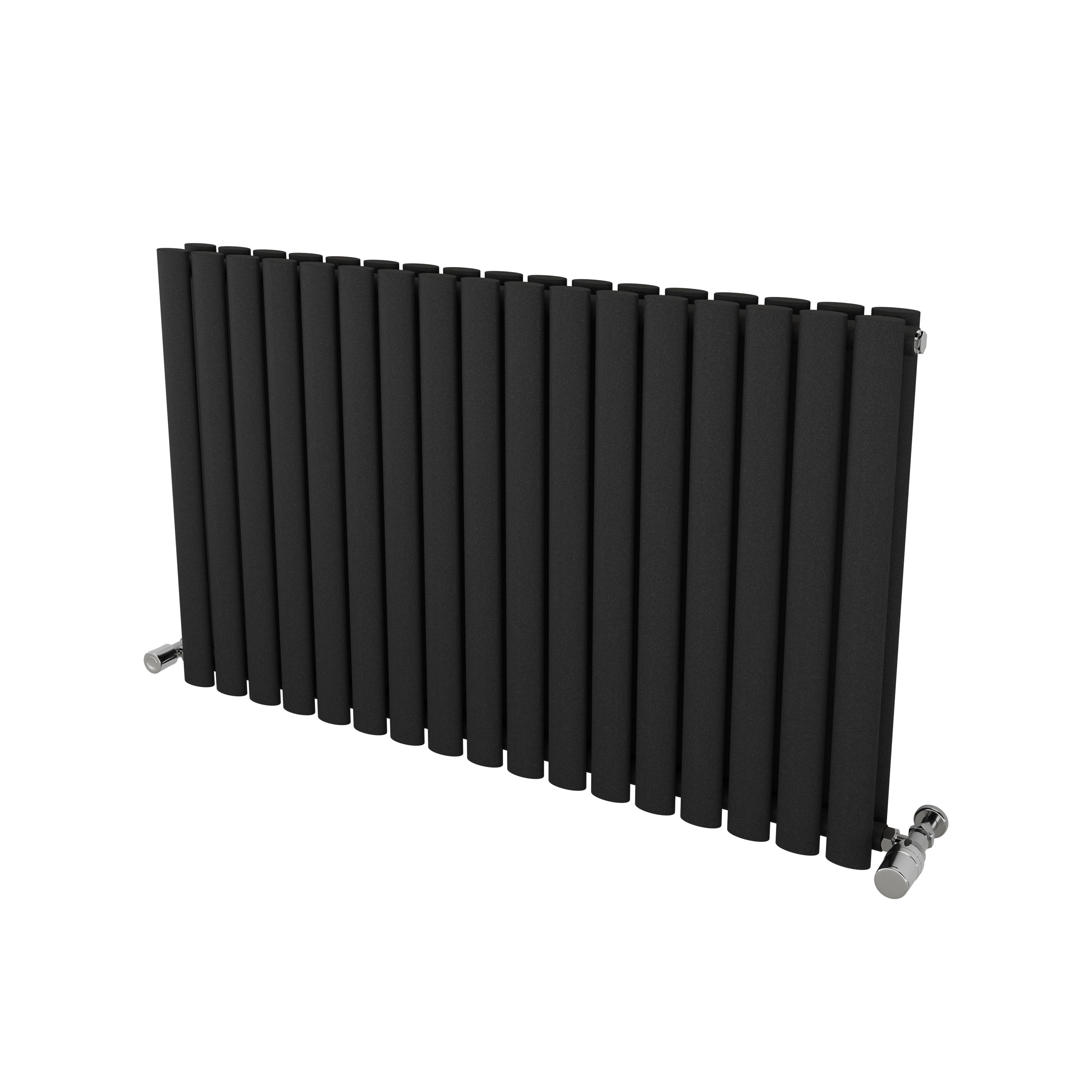 Ximax Champion Duplex FORD600990A Grey Gas Horizontal Designer Radiator, (W)990mm x (H)600mm