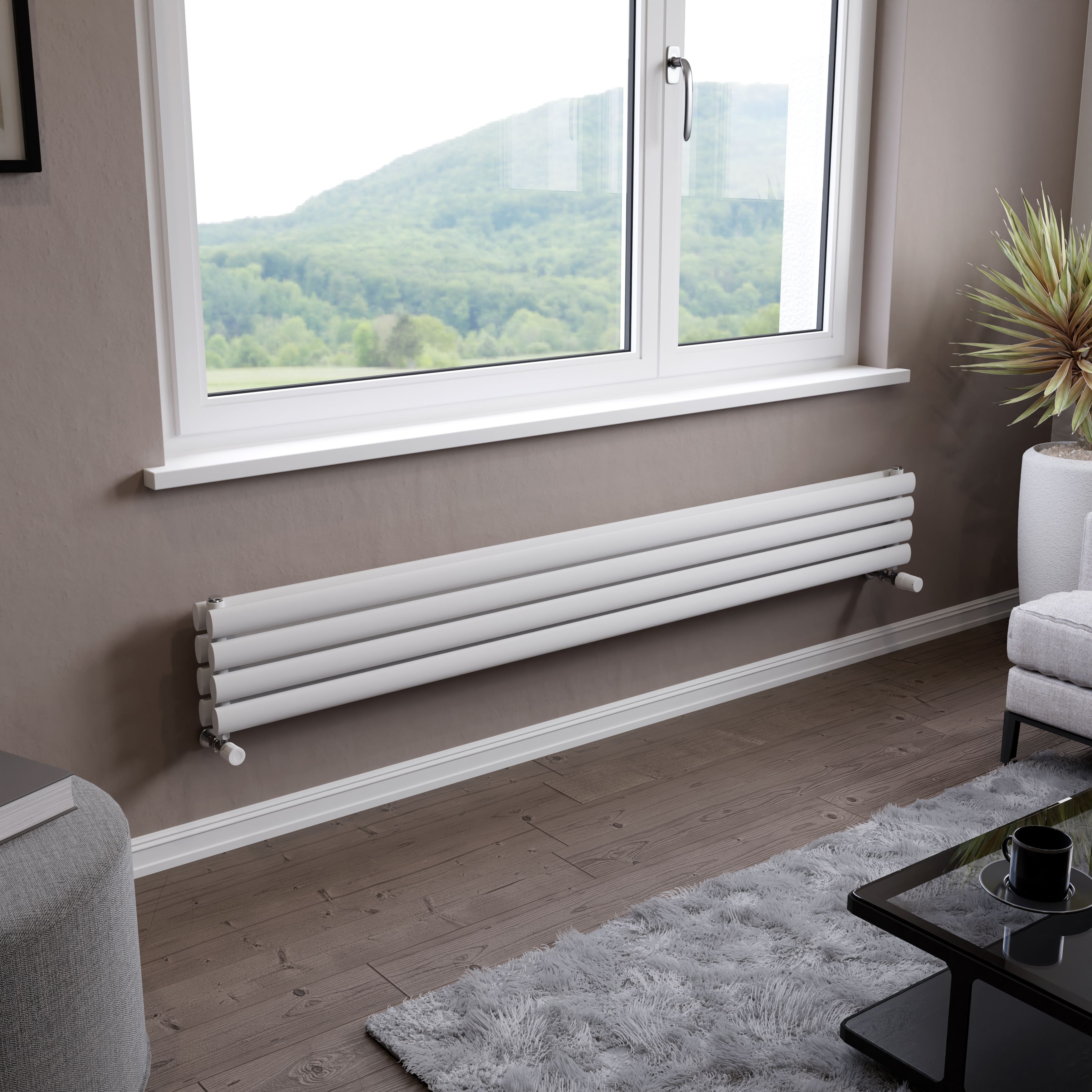 Ximax Champion Duplex FORDH2361800W White Gas Horizontal Designer ...
