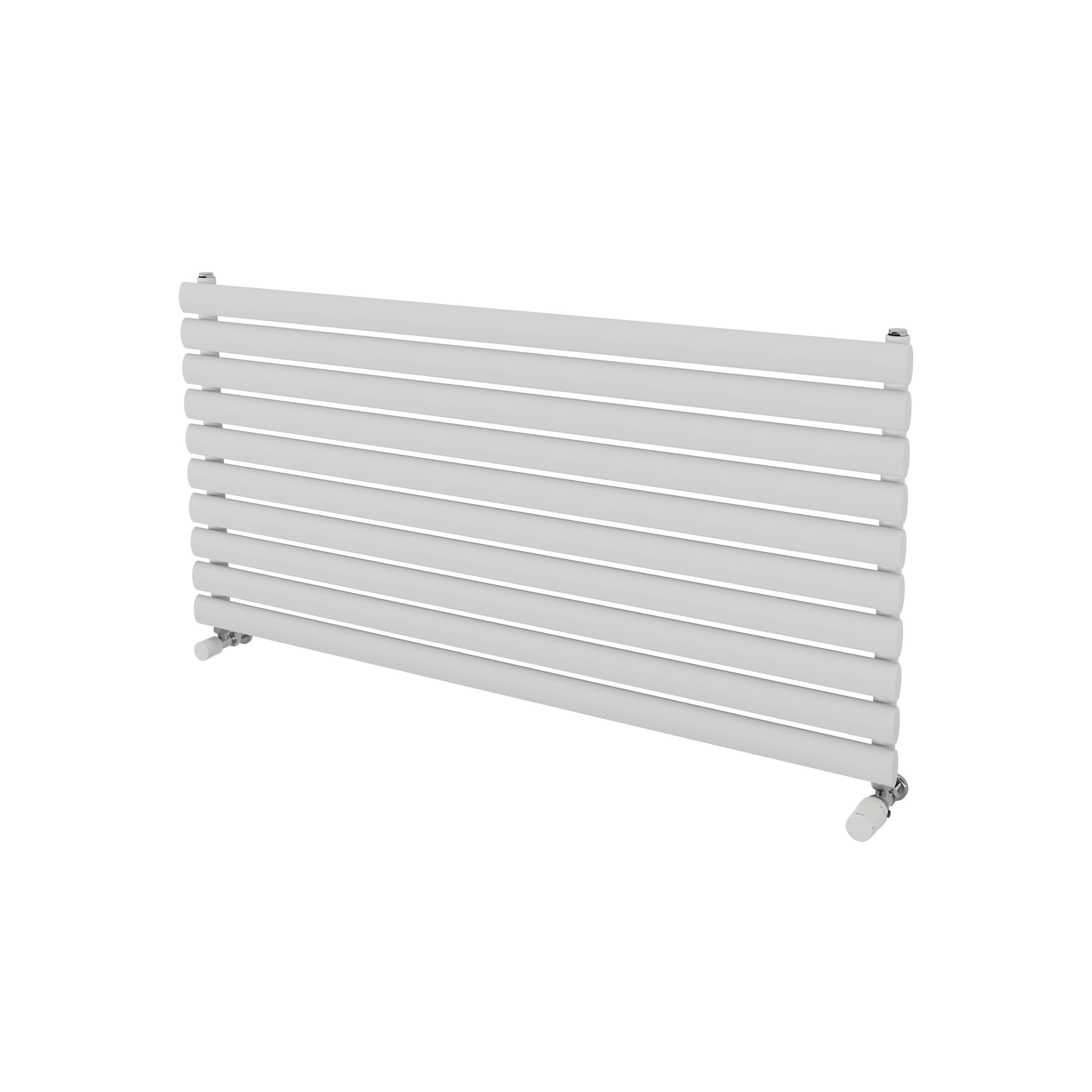 Ximax Champion Duplex FORH5841200W White Gas Horizontal Designer 2587BTU Radiator, (W)1200mm x (H)584mm