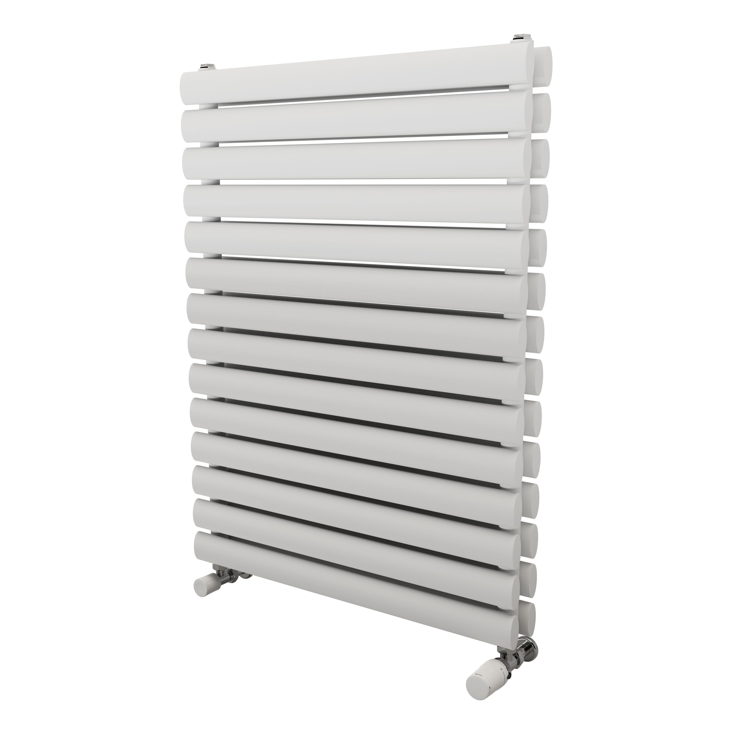 Ximax Champion Duplex Satin white Vertical Designer Radiator, (W)600mm x (H)816mm