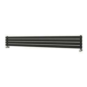 Ximax Champion FORH1164600A Grey Gas Horizontal Designer Radiator, (W)1800mm x (H)236mm