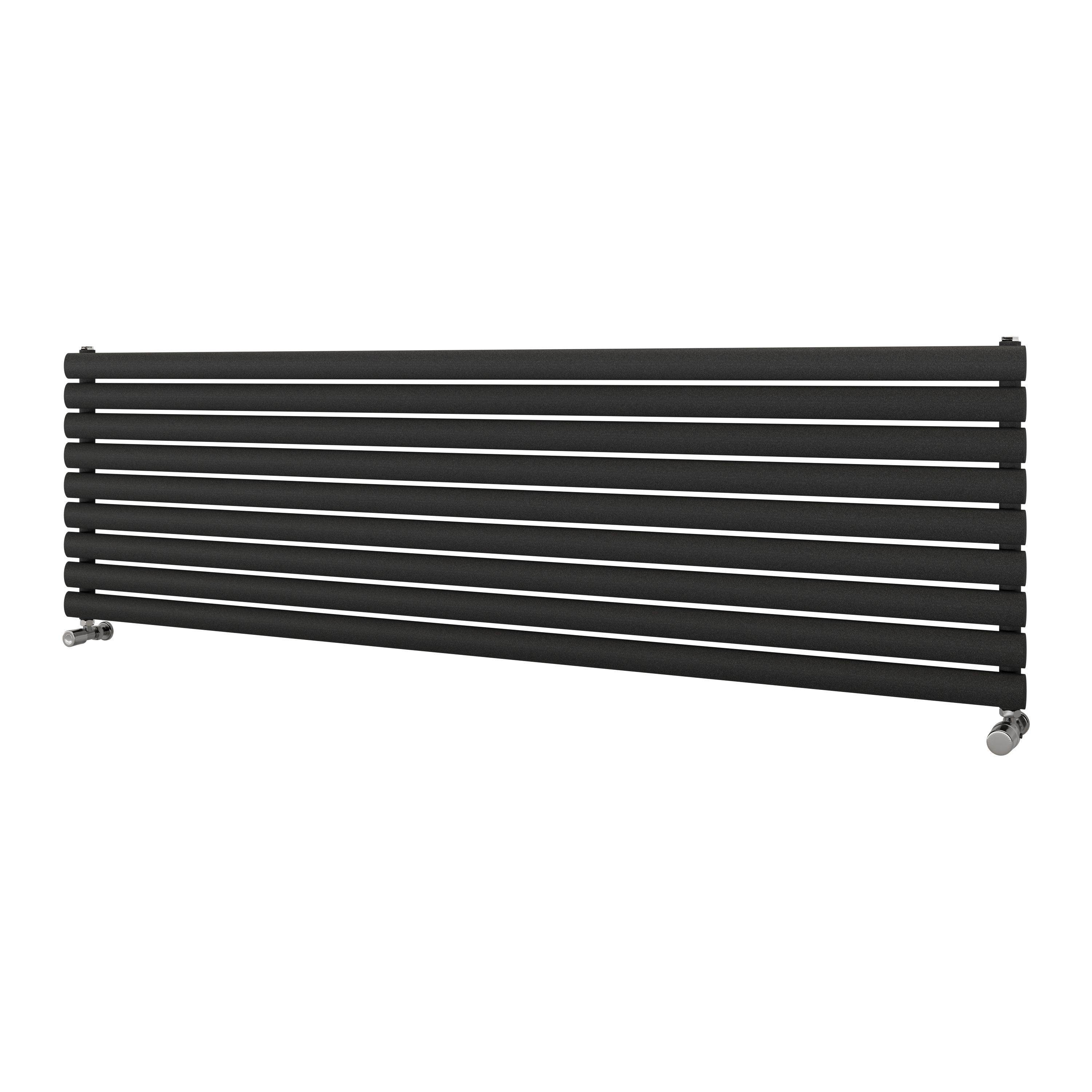 Ximax Champion FORH1164600A Grey Gas Horizontal Designer Radiator, (W)1800mm x (H)526mm