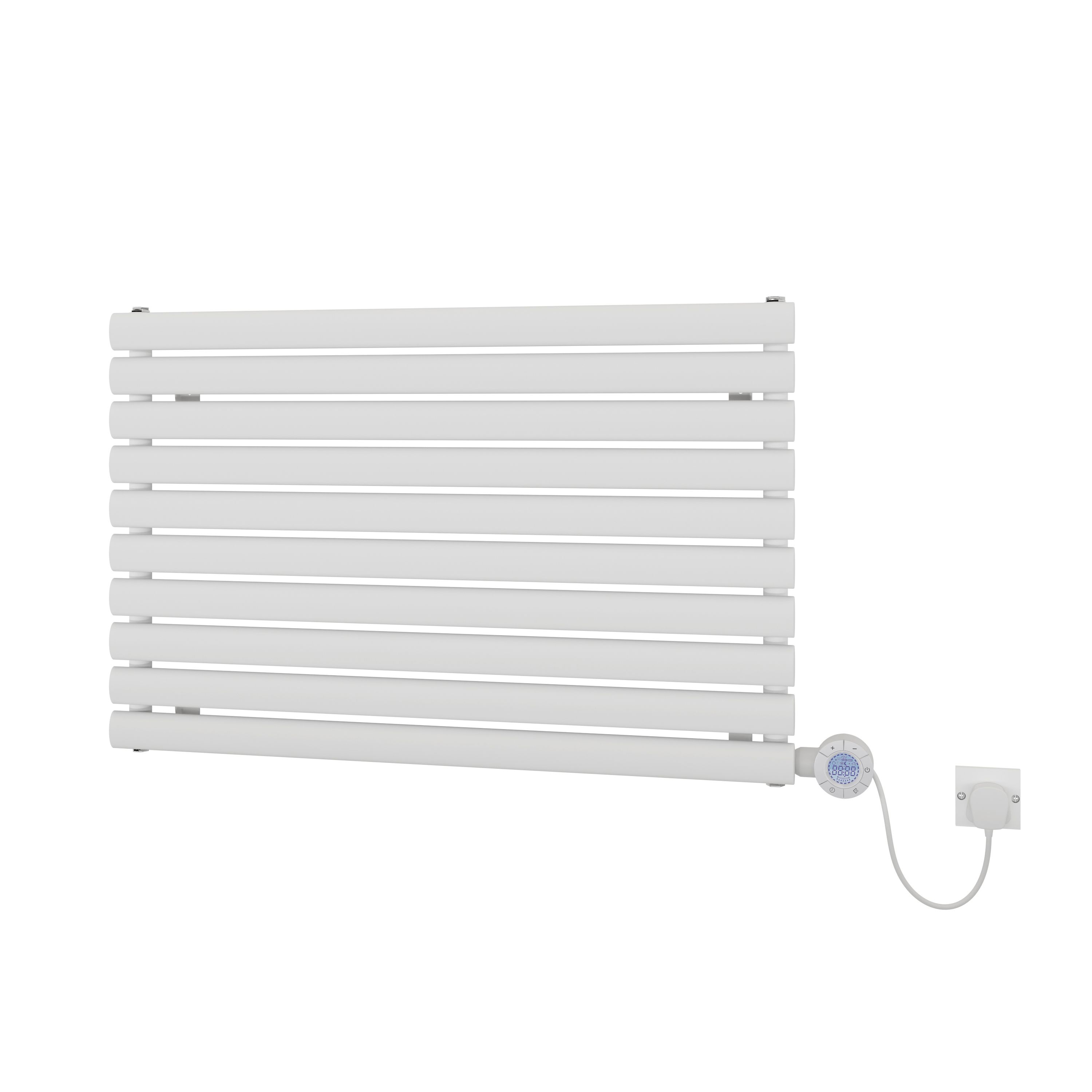 Ximax Champion FORHE1164600W White Electric & gas Horizontal Designer Radiator, (W)600mm x (H)584mm