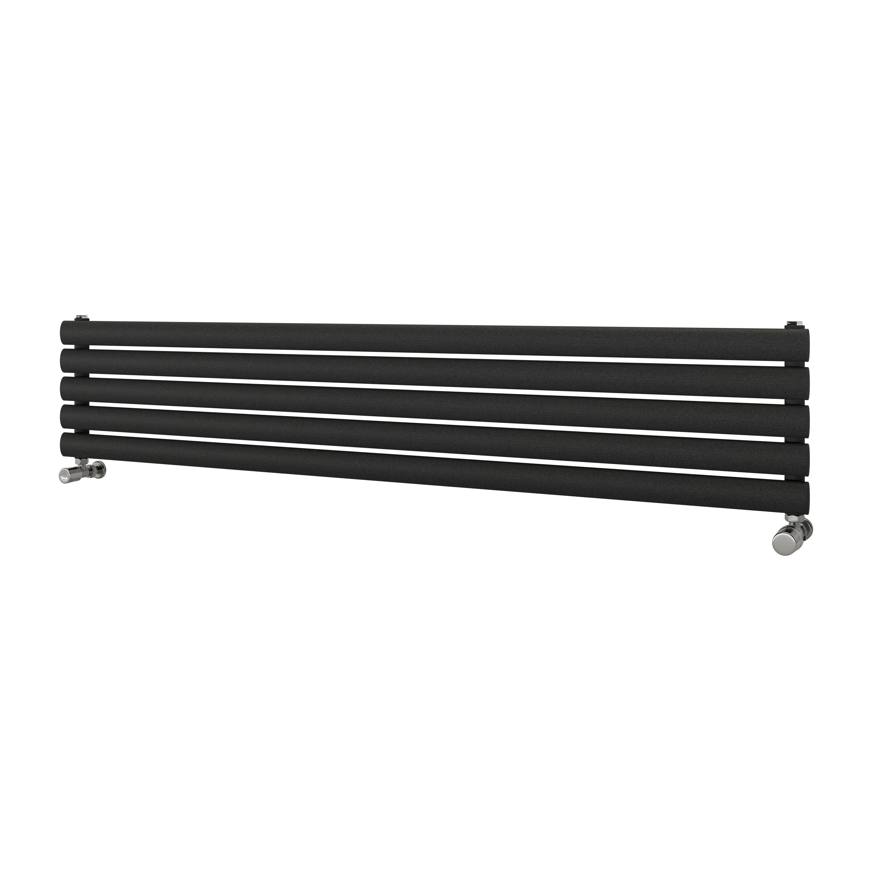 Ximax Champion Matt anthracite Horizontal Designer Radiator, (W)1500mm x (H)294mm