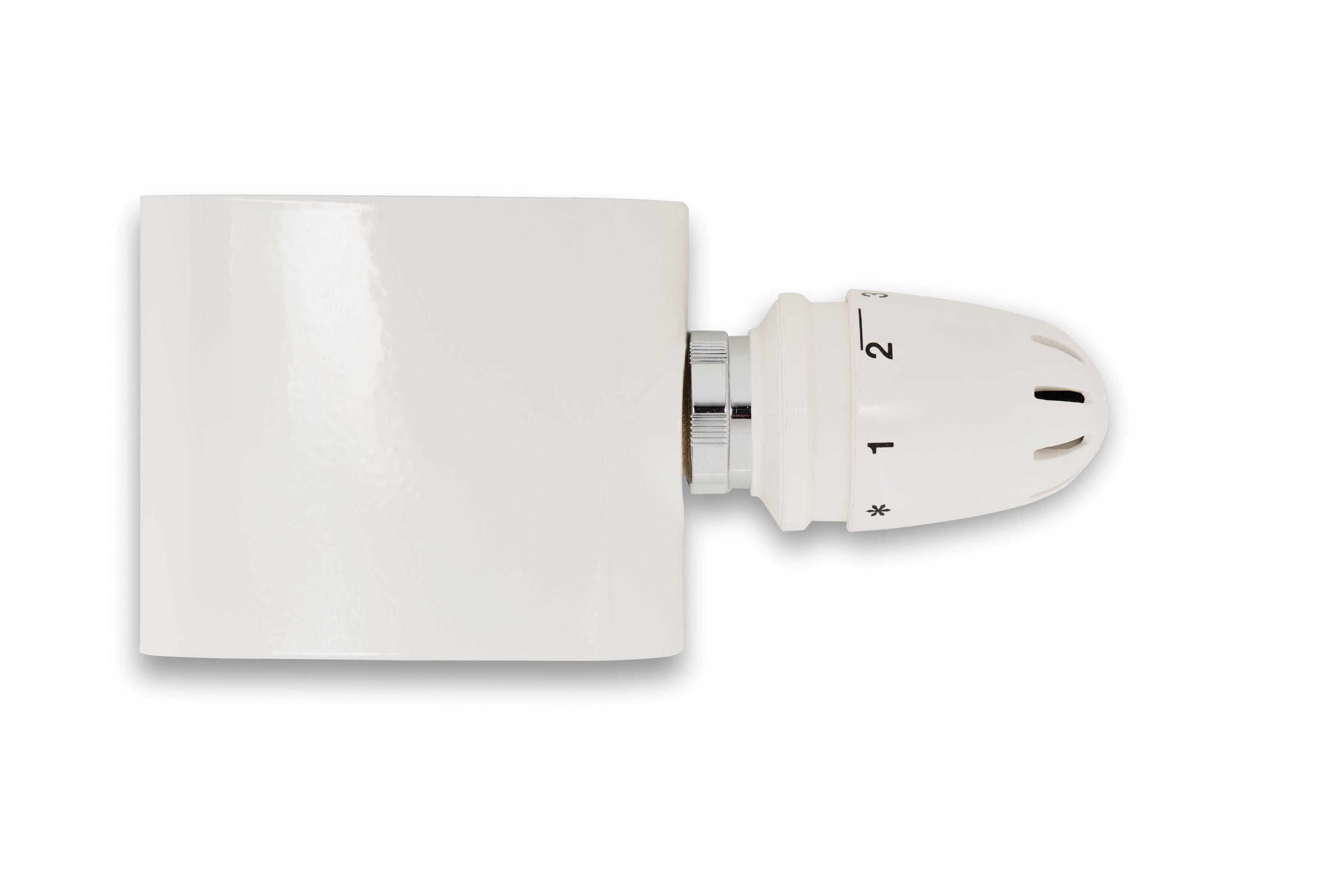Ximax CVS070409 White Straight Radiator valve (Dia)15mm, Pack of 1