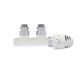 White Radiator valves | Radiator accessories | Bu0026Q