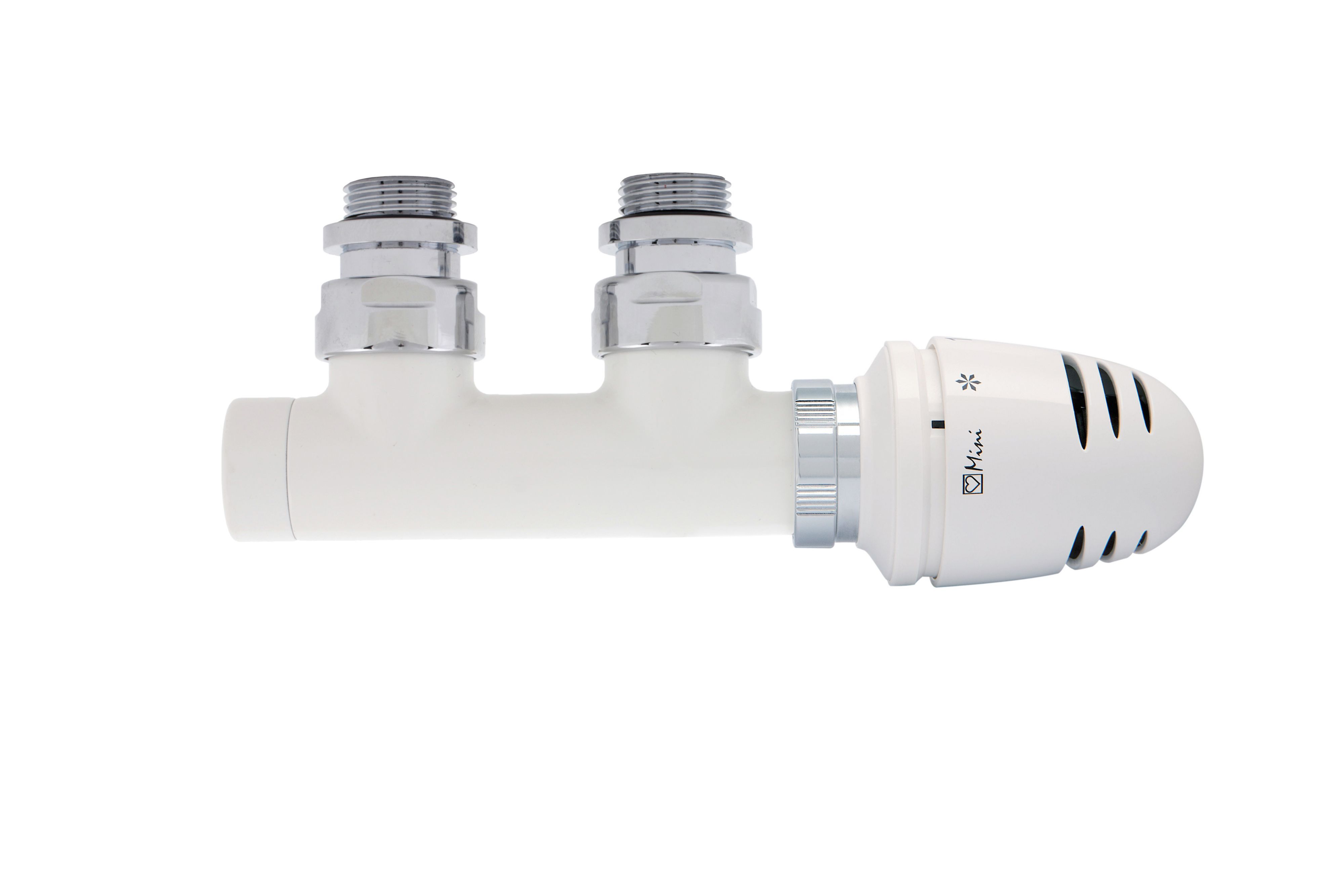 Ximax CVS070429 White Straight Radiator valve (Dia)15mm