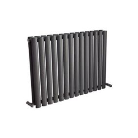 Ximax Fortuna Duplex FORD60826A Grey Horizontal Designer Radiator, (W)826mm x (H)600mm