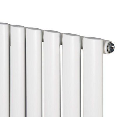 Ximax Fortuna FOR180472A White Vertical 3124BTU Radiator, (W)472mm x (H)1800mm