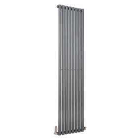 Ximax Fortuna FOR180590A Grey Vertical Designer Radiator, (W)590mm x (H)1800mm