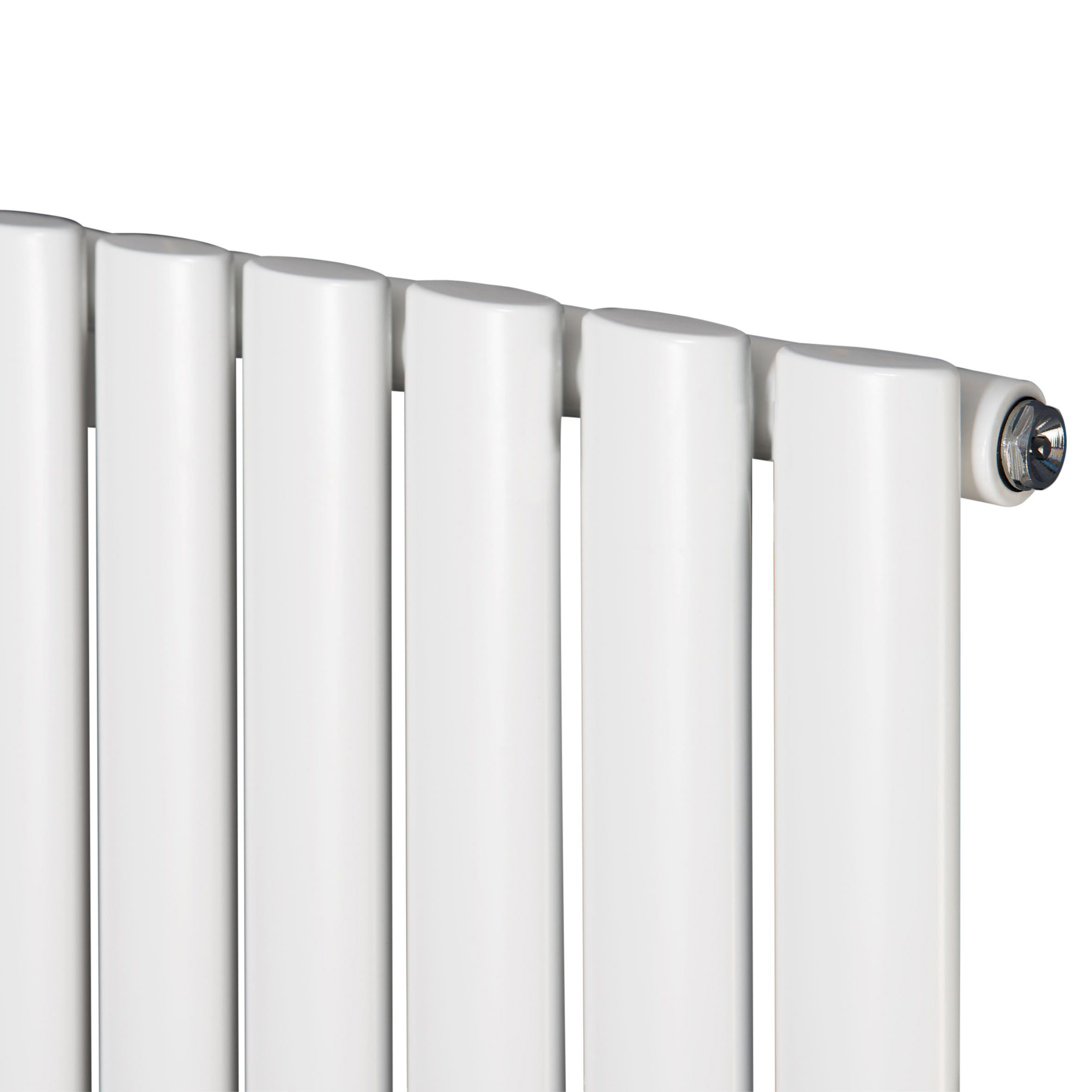 Ximax Fortuna FOR180590W White Vertical Designer 3904BTU Radiator, (W)590mm x (H)1800mm