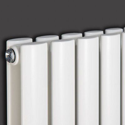 Ximax Fortuna Mirror Duplex White Vertical Radiator, (W)590mm x (H)1800mm