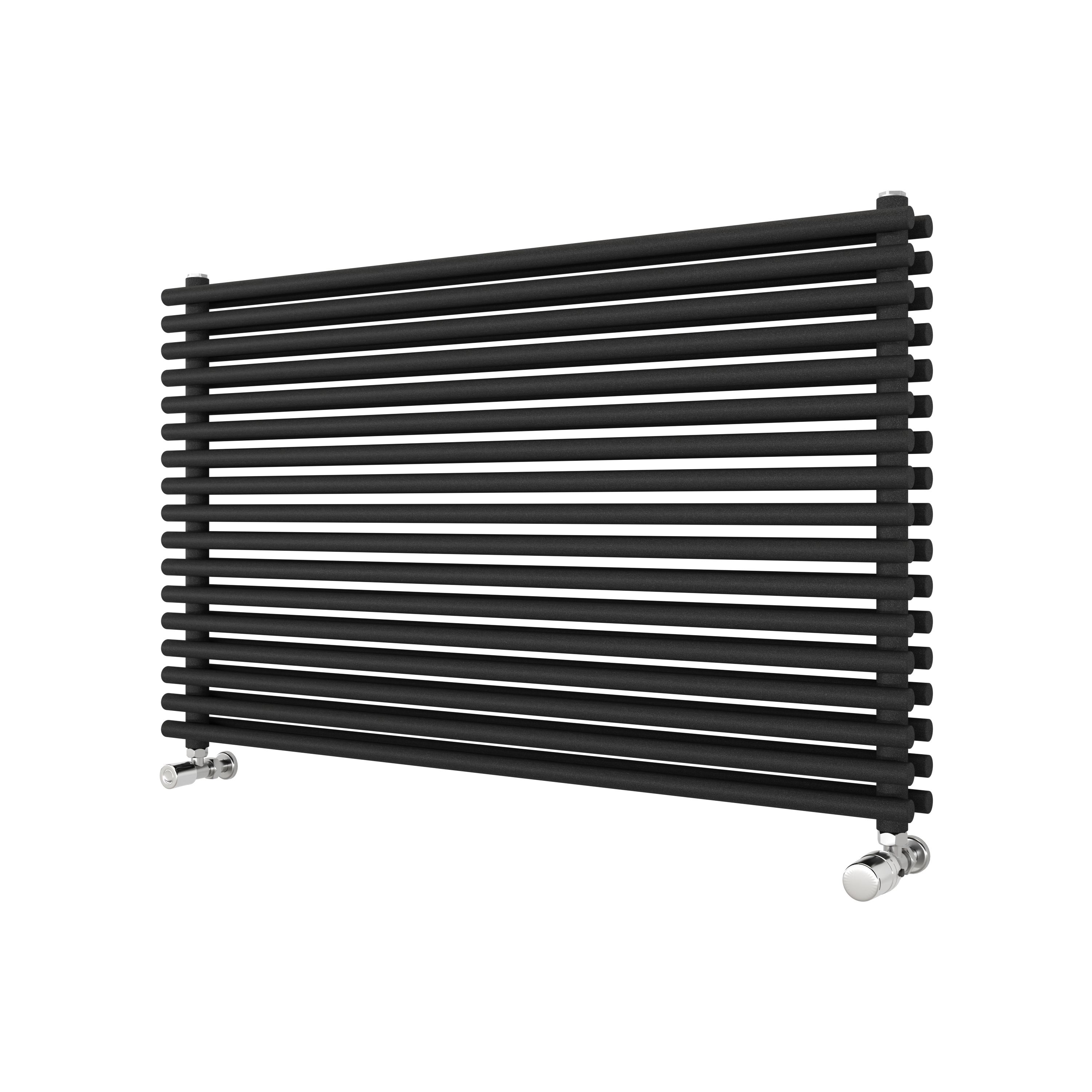 Ximax Gamba Duplex GADH6101000A Grey Gas Horizontal Designer Radiator, (W)1000mm x (H)610mm