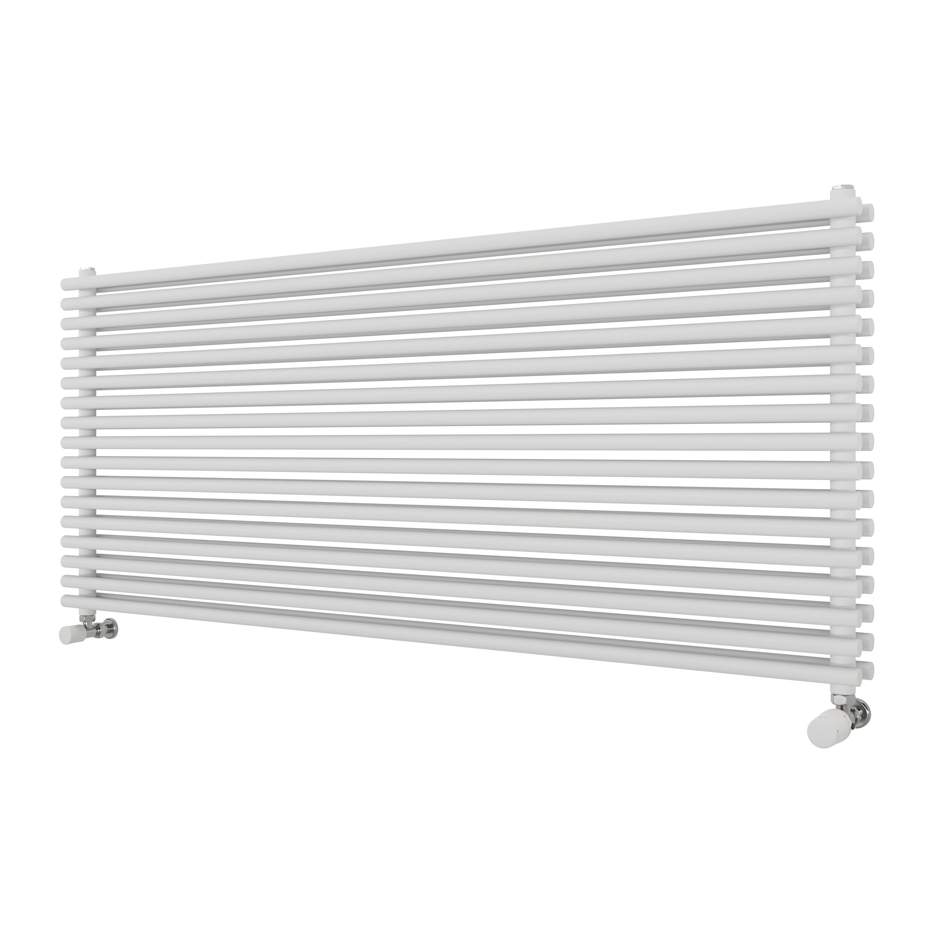 Ximax Gamba Duplex GADH6101000W White Gas Horizontal Designer Radiator, (W)1400mm x (H)610mm